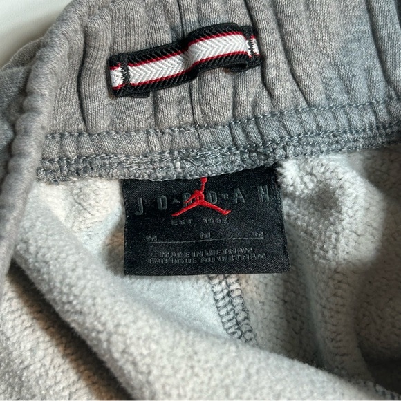 Jordan Essentials Fleece Joggers Men’s Carbon Heather Grey - Picture 4 of 8